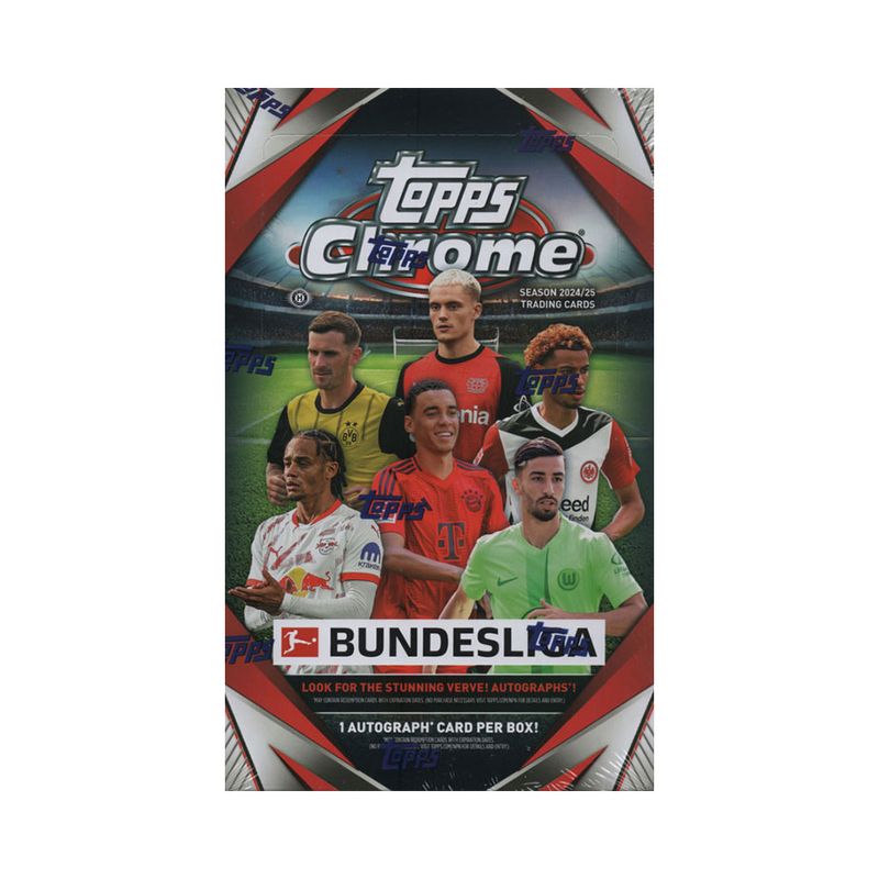 2024-25 Topps Chrome Bundesliga Soccer Hobby Box 7/15入荷！
