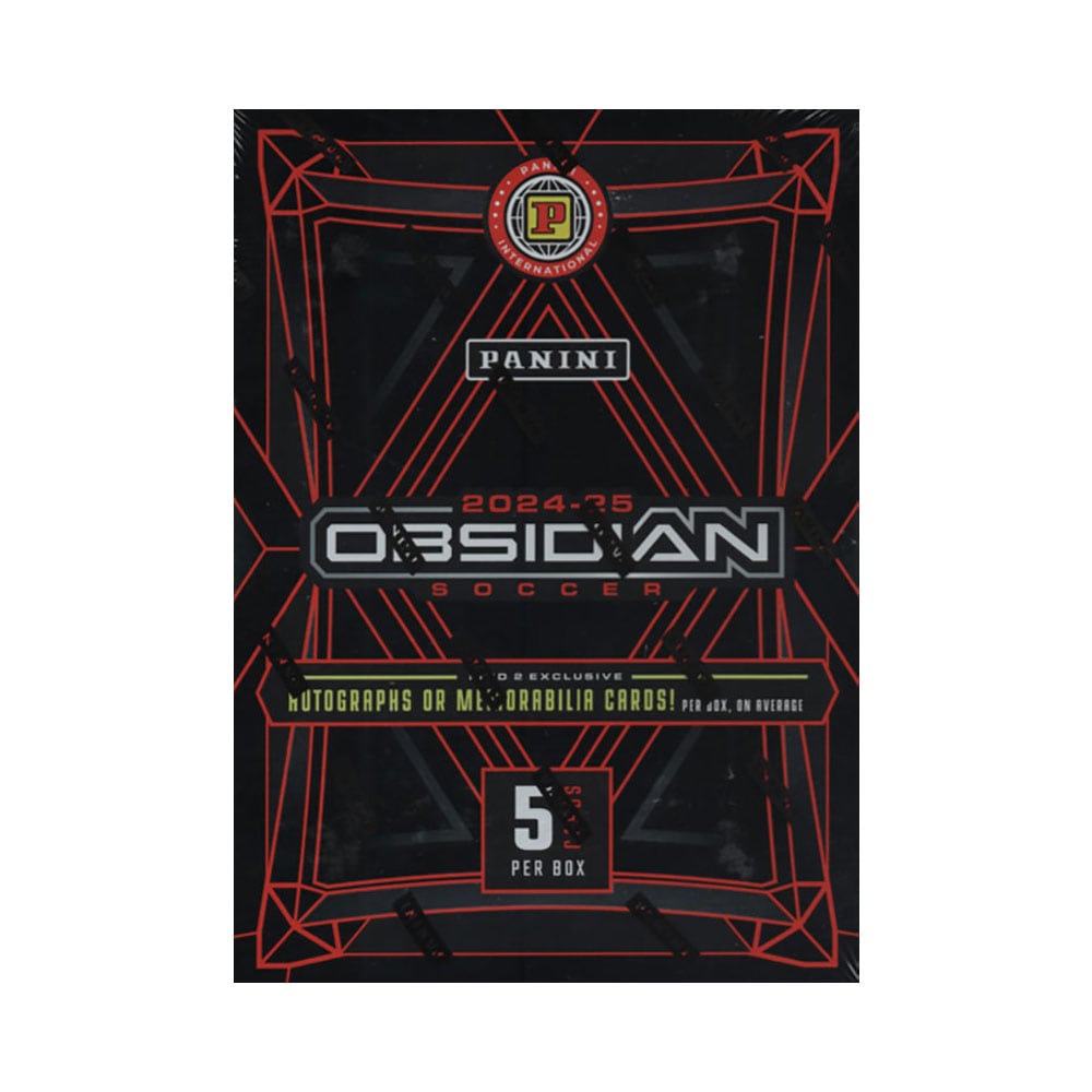 エデン アザール Panini Obsidian 15枚限定 ジャージナンバー 2024-25 Panini Obsidian Soccer Hobby International Box 8/16