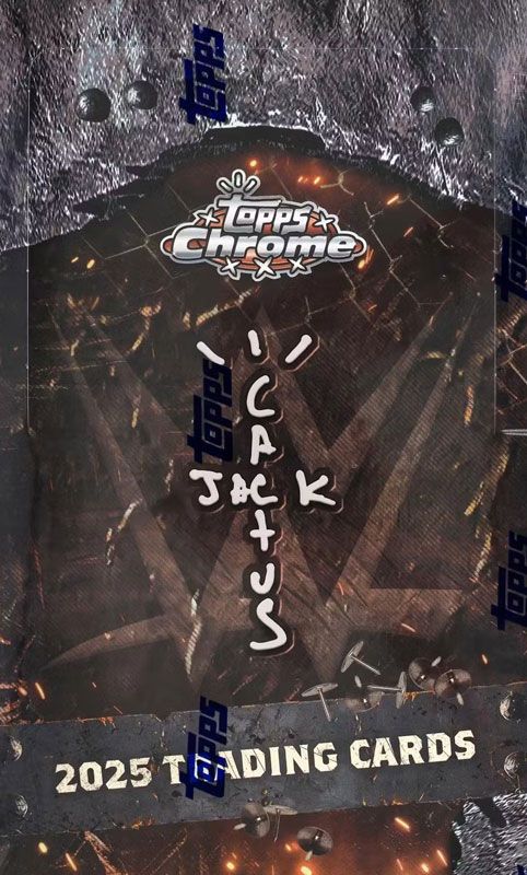 2025 Topps Chrome WWE x Cactus Jack Hobby Box 8/30入荷