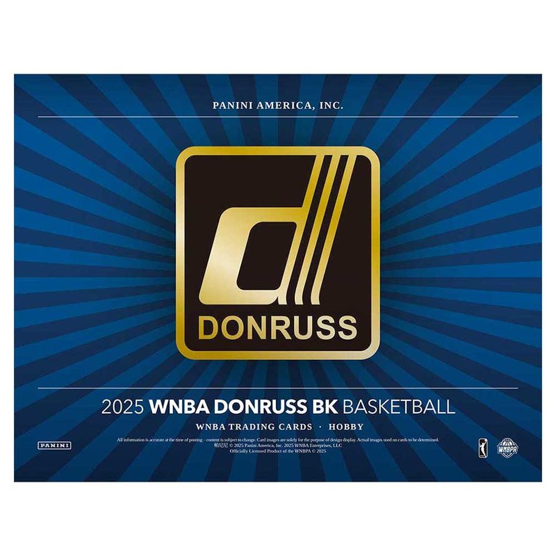 WNBA 2025 Panini Donruss Basketball Hobby Box 10/24入荷