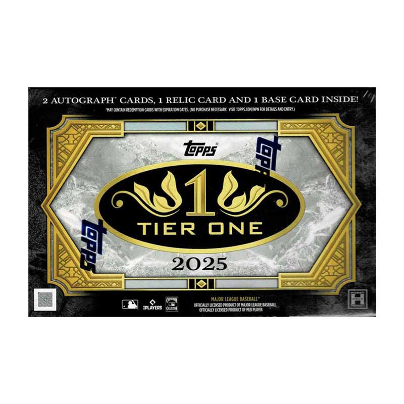 MLB 2025 Topps Tier One Baseball Hobby Box 9/11入荷 ｜カード