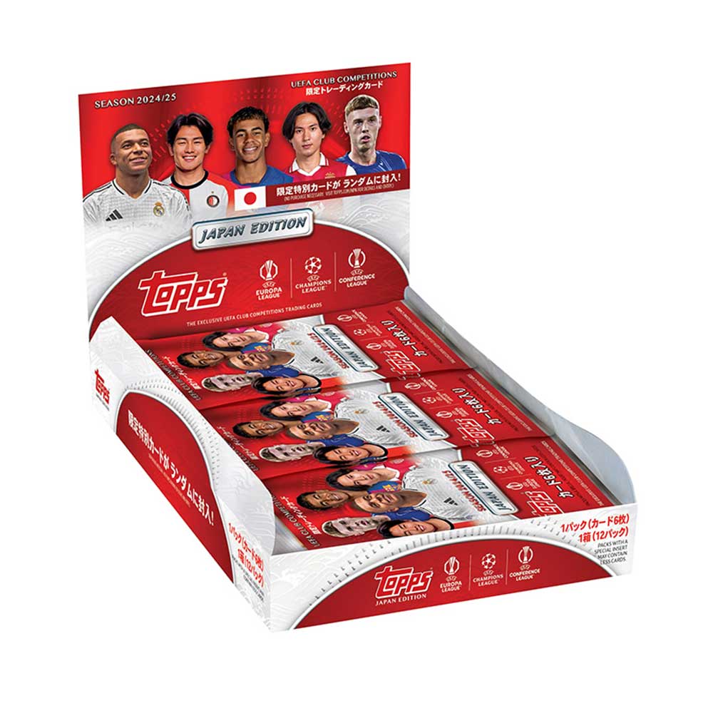 2025 TOPPS UEFA Japan Edition Box 送料無料 10/31発売！ ｜カード