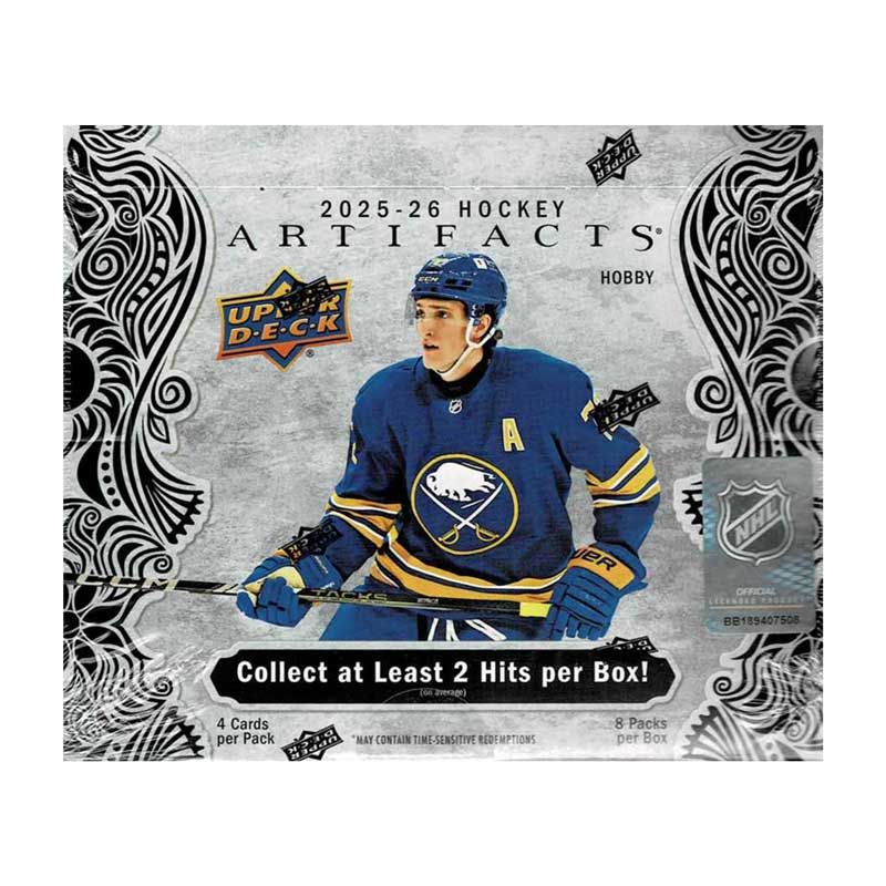 NHL 2025-26 UD Artifacts Hockey Hobby Box 9/25入荷 価格はTel 店頭販売中