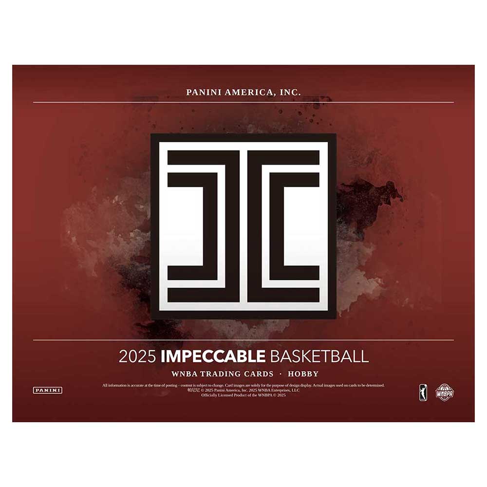 WNBA 2025 Panini Impeccable Basketball Hobby Box 12/25入荷