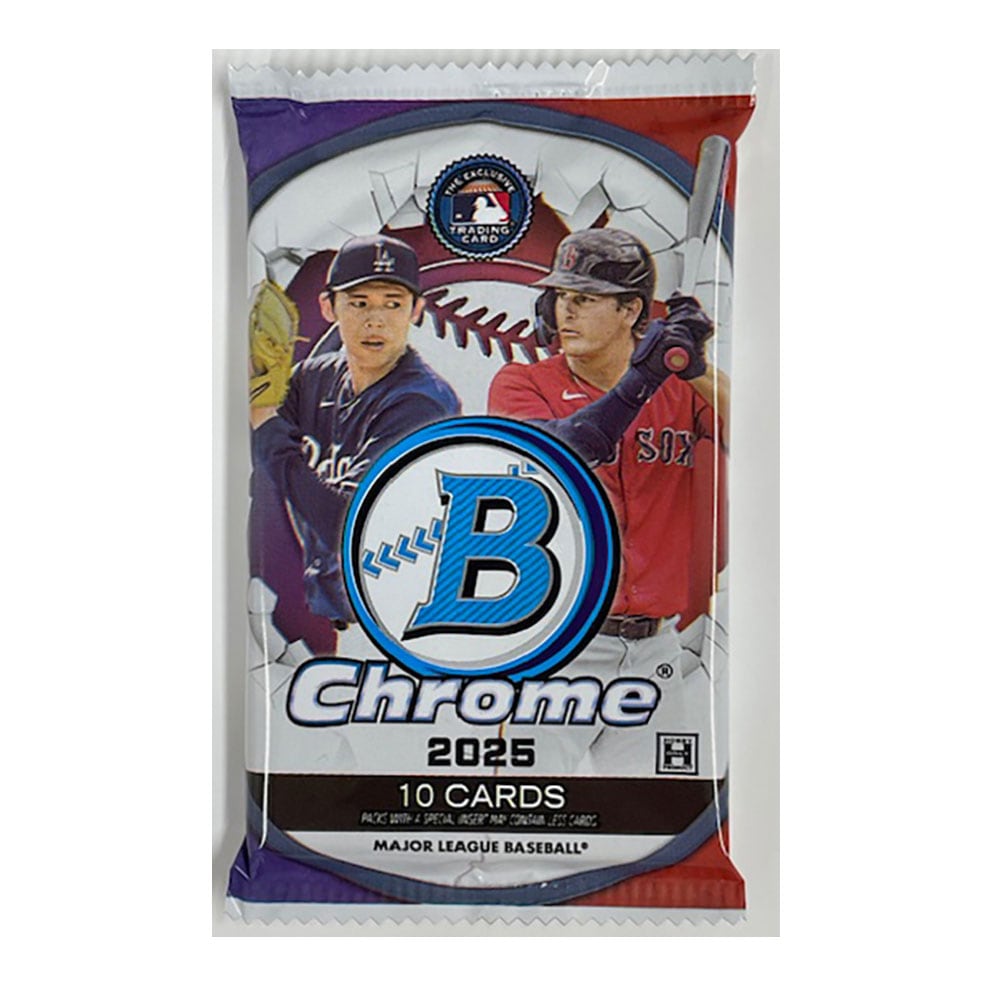 MLB 2025 Topps Bowman Chrome Baseball Hobby Pack 10/4入荷