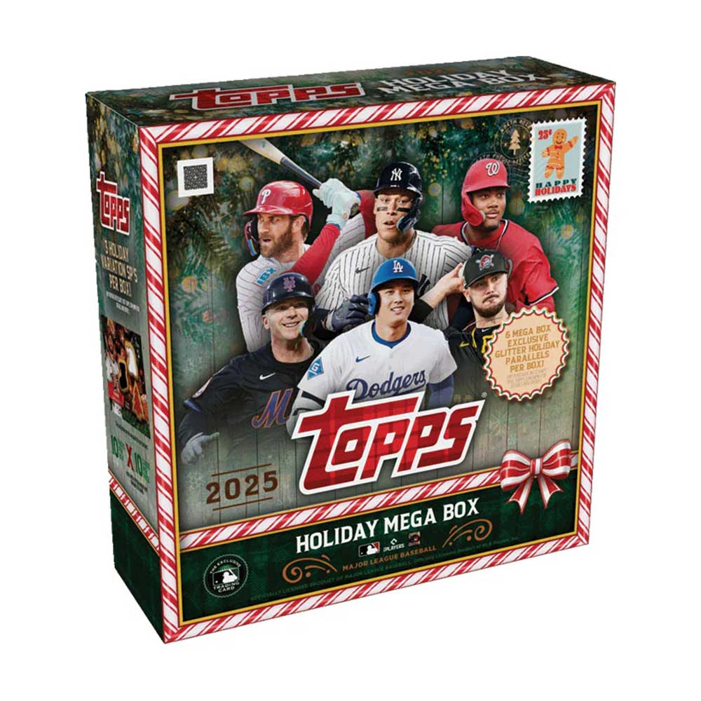 【topps完売品】Topps 2025 Holiday Mega 10箱 MLB 2025 Topps Holiday Baseball Mega Box 10/23入荷 ｜カード