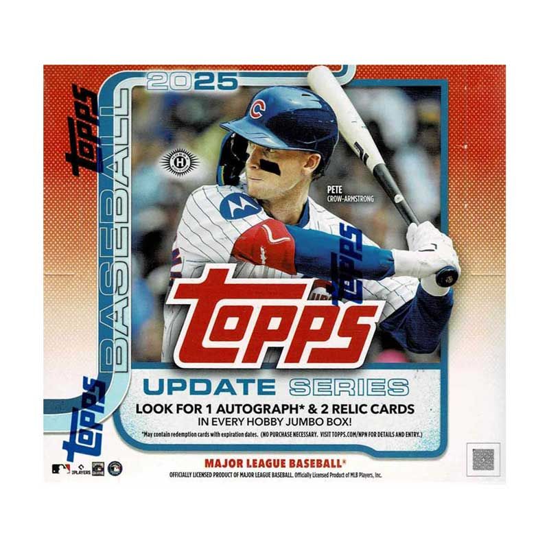 MLB 2025 Topps Update Series Baseball Jumbo Box 11/13入荷！