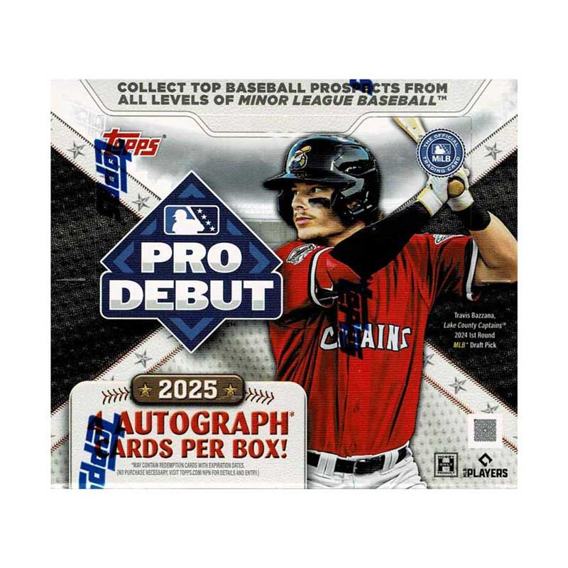 マイナーリーグ MiLB 2025 Topps Pro Debut Baseball Hobby Jumbo Box 11/13入荷！