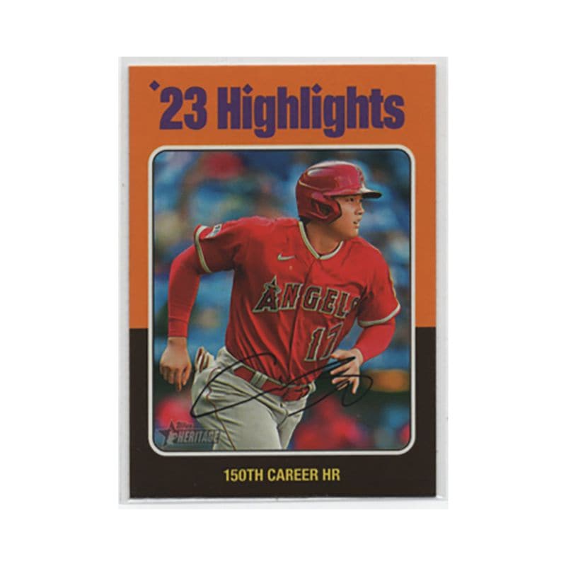 大谷翔平【2024 Topps Heritage】23 Highlights