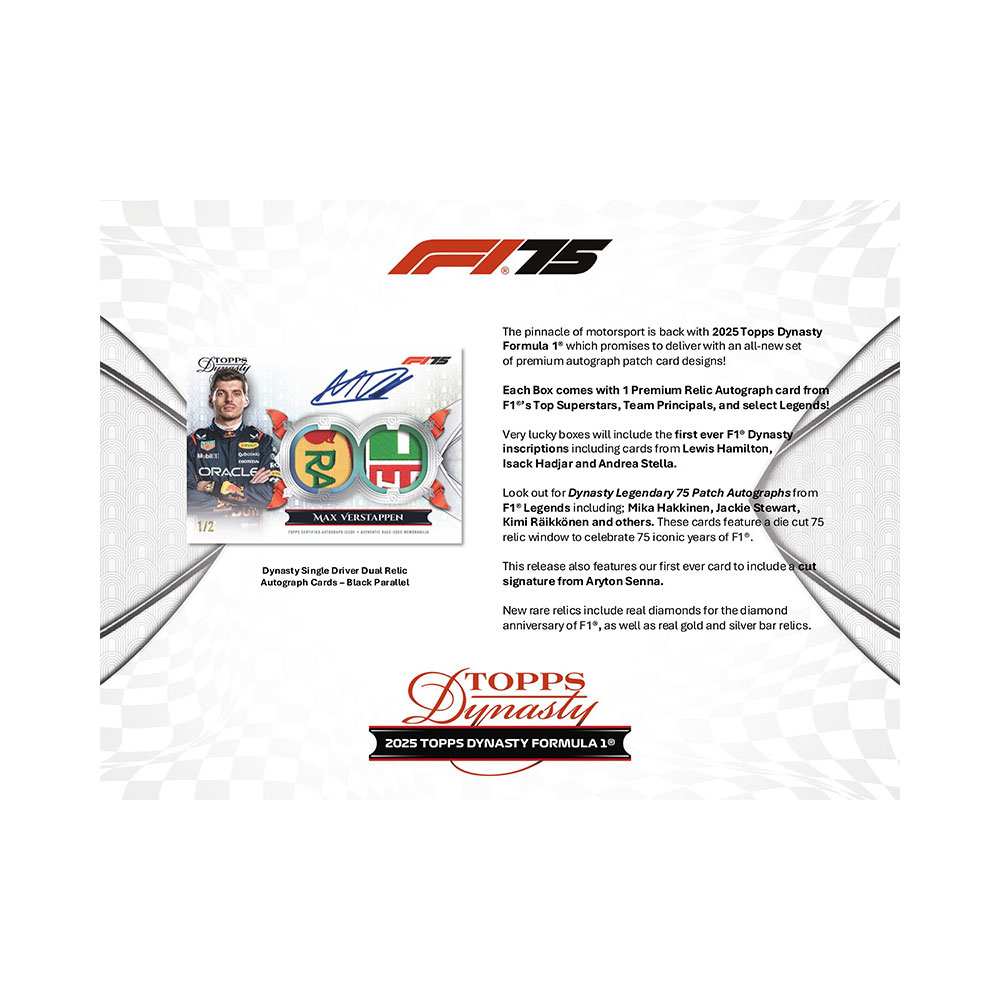 2025 Topps Dynasty Formula 1 11/20入荷 ｜カードファナティック公式通販