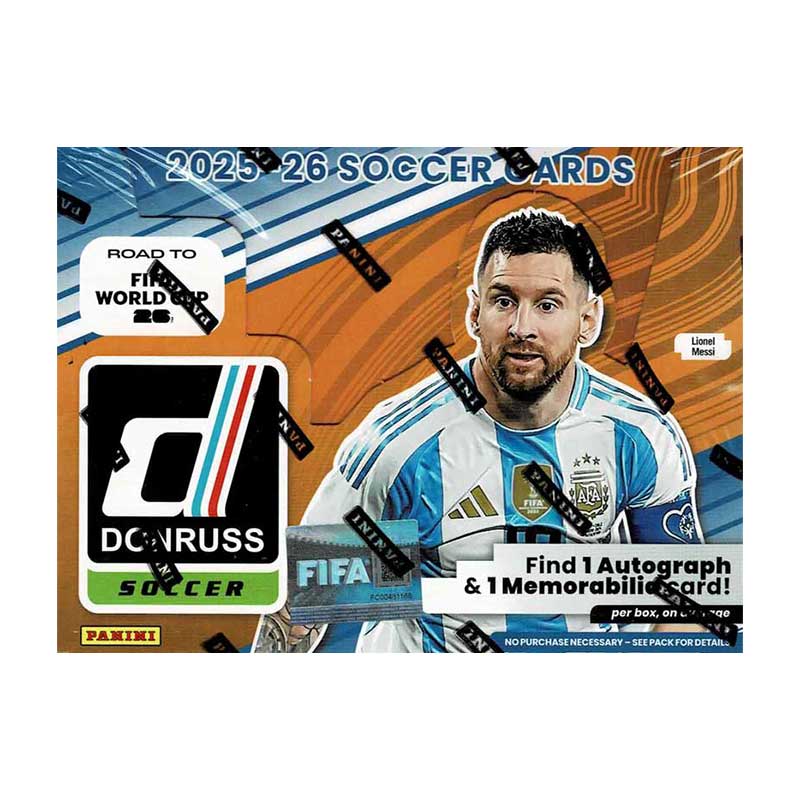2025-26 Panini Donruss Road to FIFA World Cup 26 Soccer Hobby Box