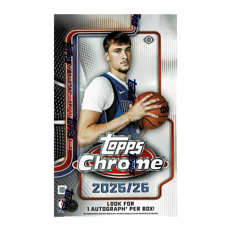 NBA 2025-26 Topps Chrome Basketball Hobby Box 12/24入荷