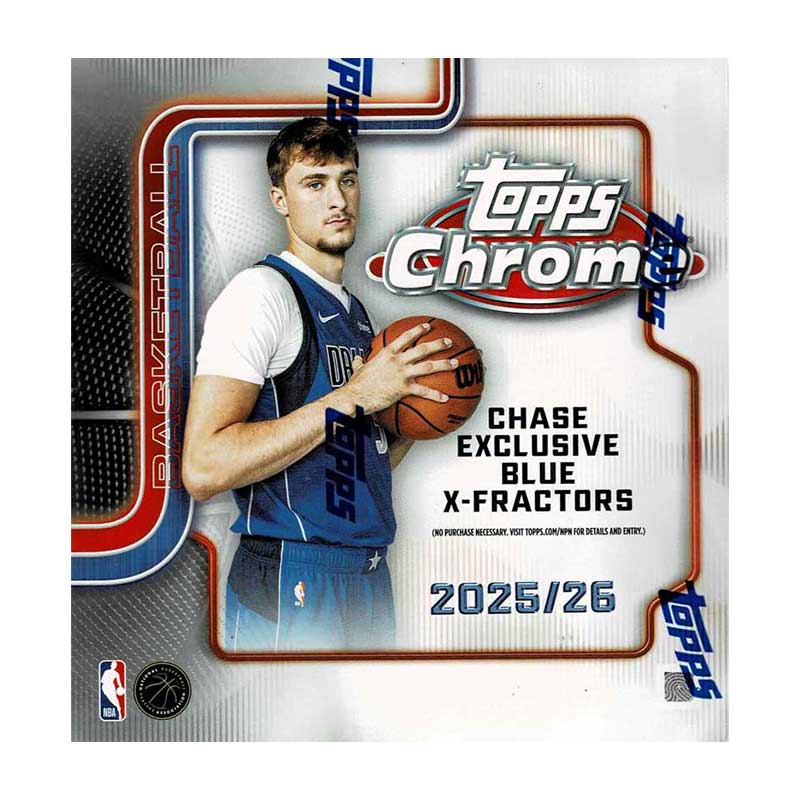 NBA 2025-26 Topps Chrome Basketball Mega Box 12/19入荷