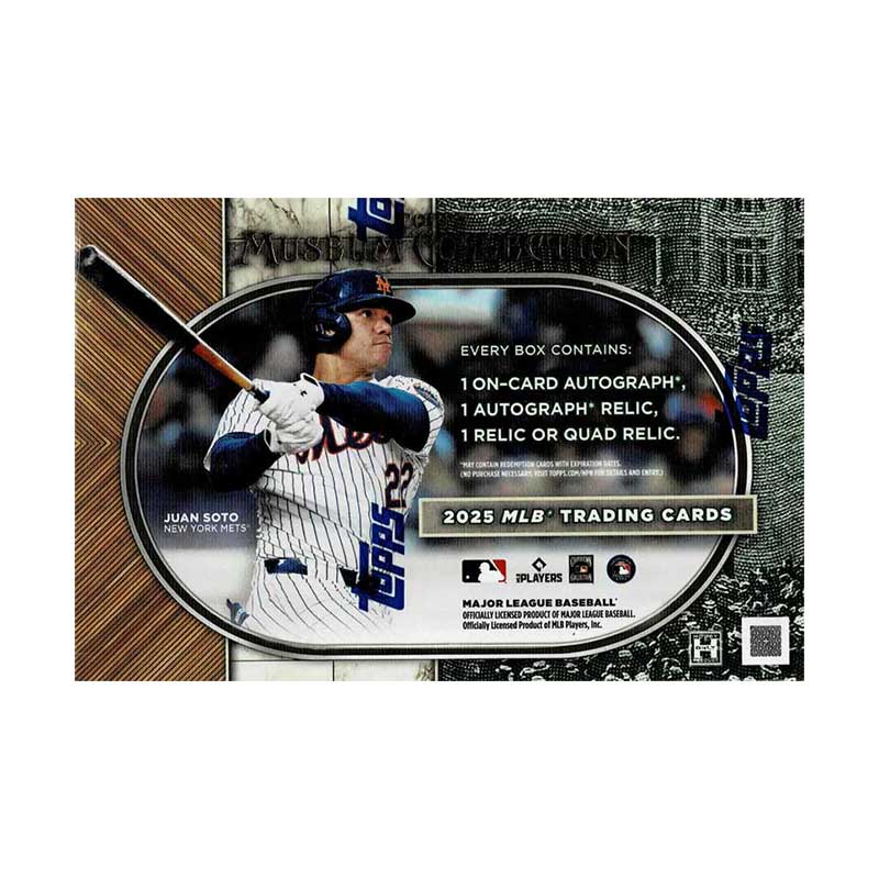 MLB 2025 Topps Museum Collection Baseball Hobby Box 2/7入荷 店頭