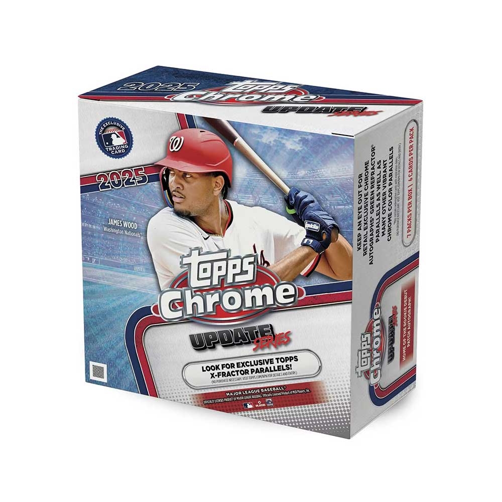 topps chrome mlb update series 未開封box MLB 2025 Topps Chrome Update Series Baseball Mega Box 12/21入荷