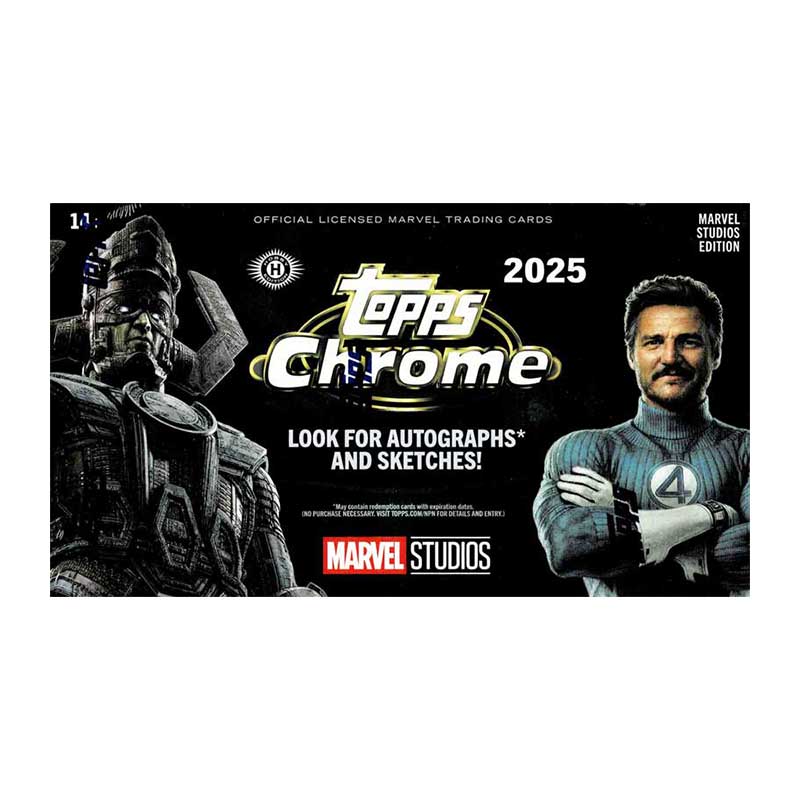 マーベル 2025 Topps Marvel Studios Chrome Value Box 12/25入荷