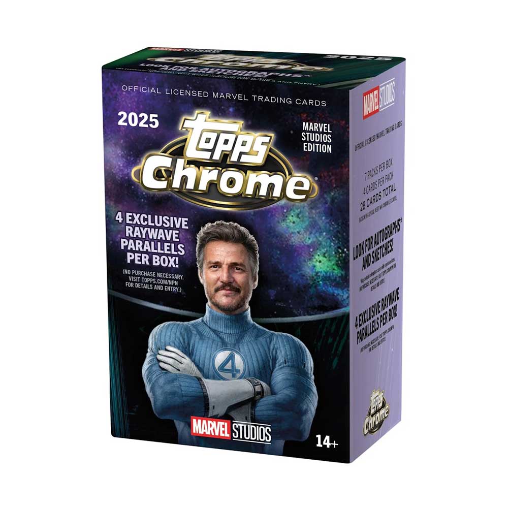 マーベル 2025 Topps Marvel Studios Chrome Value Box 12/25入荷