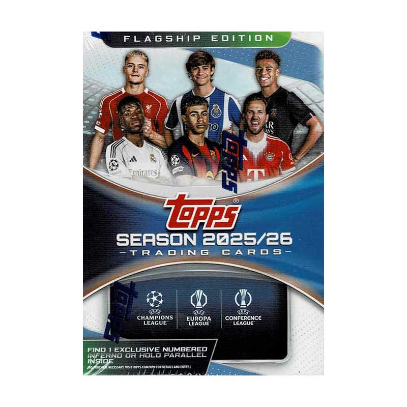 2025-26 Topps UEFA Club Competitions Soccer Value Box 1/16入荷
