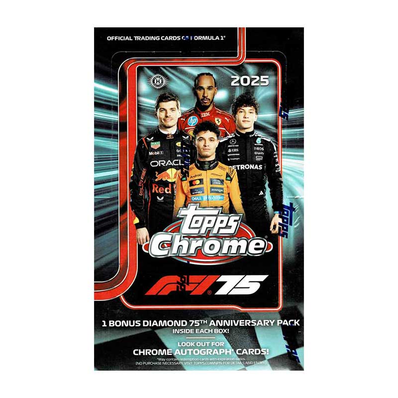 2025 Topps Chrome Formula 1 Hobby Box 1/23入荷