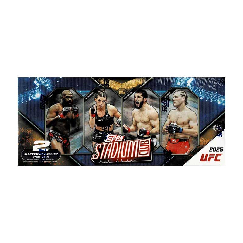 2025 Topps Stadium Club UFC Hobby Box 1/24入荷！ ｜カード