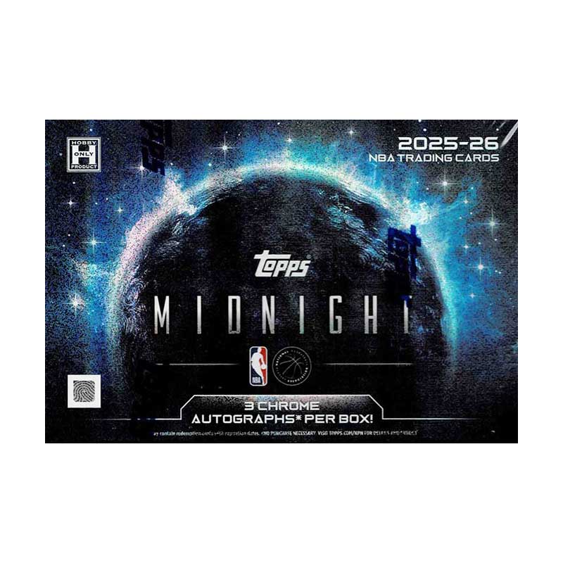 NBA 2025-26 Topps Midnight Basketball Hobby Box 2/6入荷