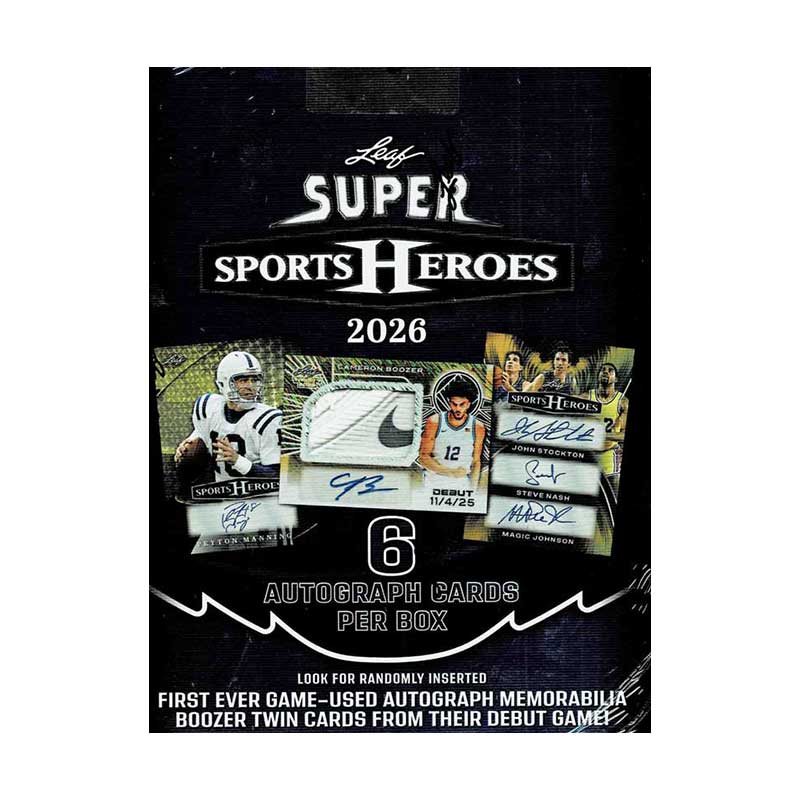 2026 Leaf Super Sports Heroes Box 2/2入荷！！
