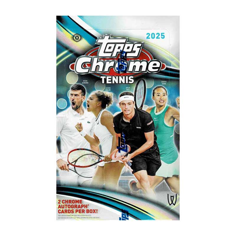 2025 Topps Chrome Tennis Hobby Box 2/7入荷 店頭販売中 ｜カード