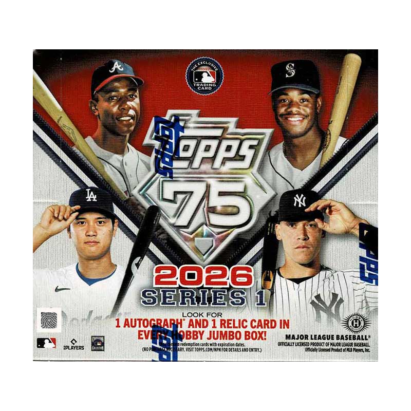 MLB 2026 Topps Baseball Series 1 Jumbo Box 2/12入荷 ｜カード