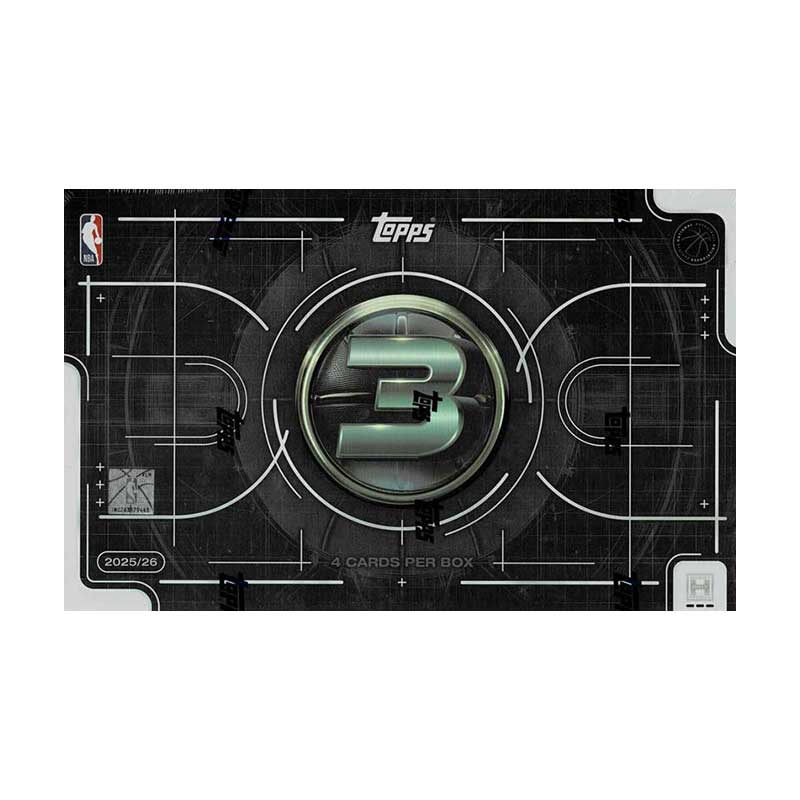 NBA 2025-26 Topps Three Basketball Hobby Box 3/5入荷