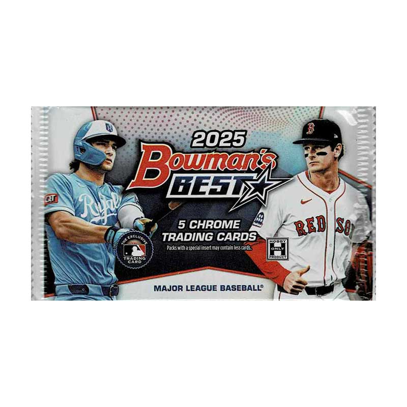 MLB 2025 Bowman's Best Baseball Hobby Pack 3/12入荷！！