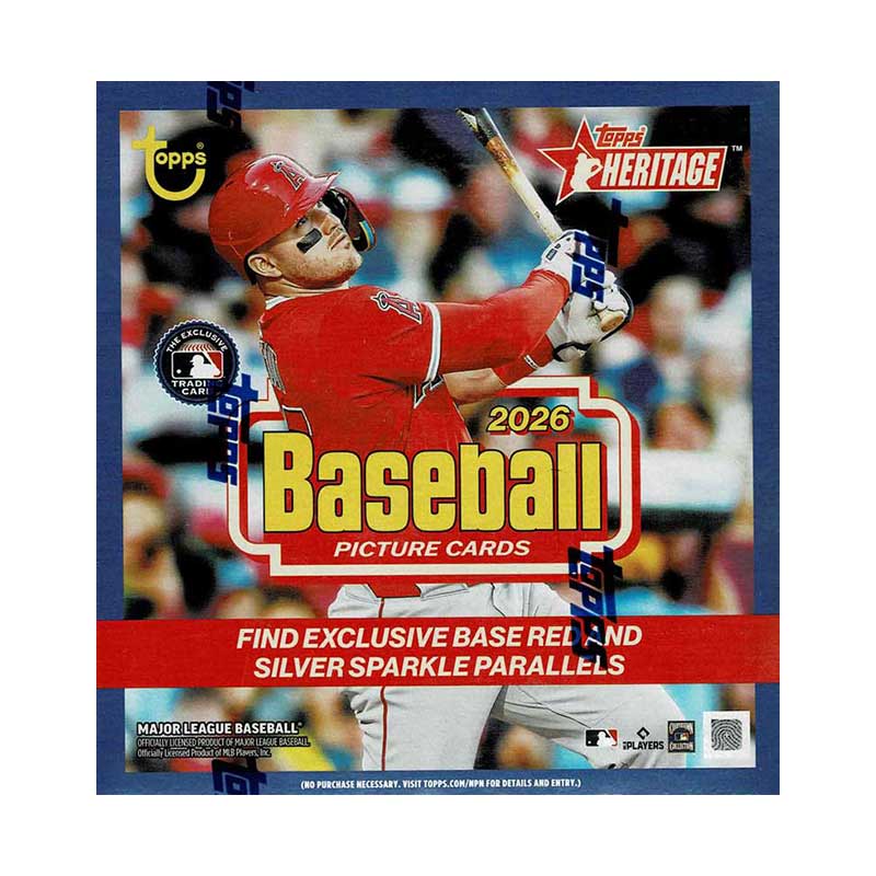MLB 2026 Topps Heritage Baseball Mega Box 3/19入荷 ｜カード