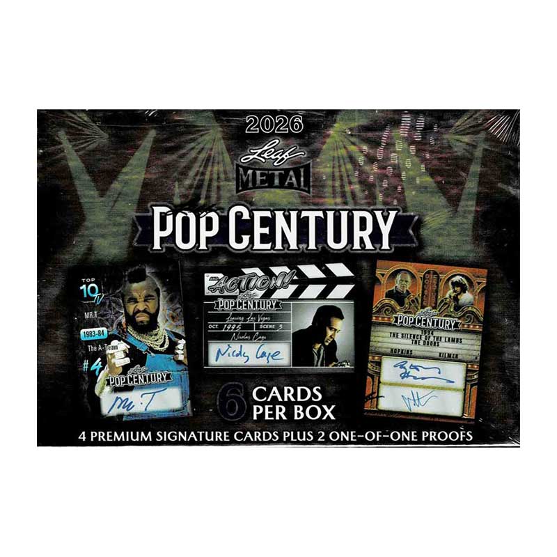 2026 Leaf Pop Century Trading Cards Box 3/27入荷！