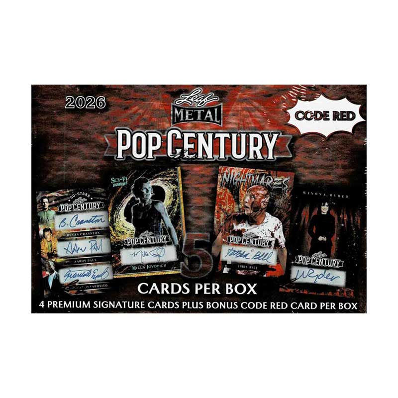 2026 Leaf Pop Century Trading Cards Code Red Edition Box 3/27入荷！