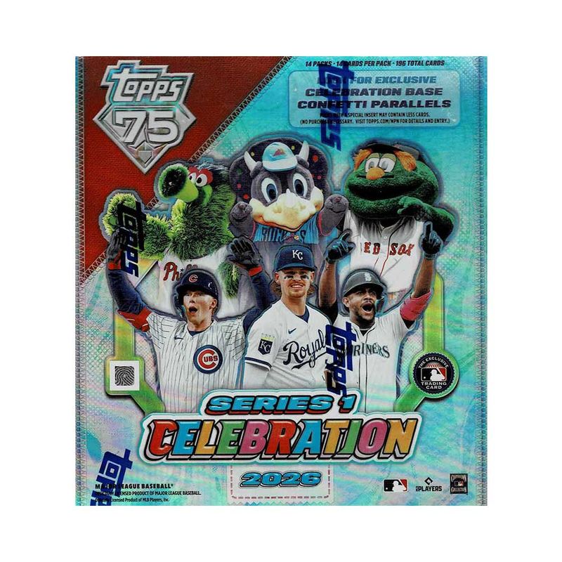 MLB 2026 Topps Series 1 Baseball Celebration Mega Box 3/27入荷