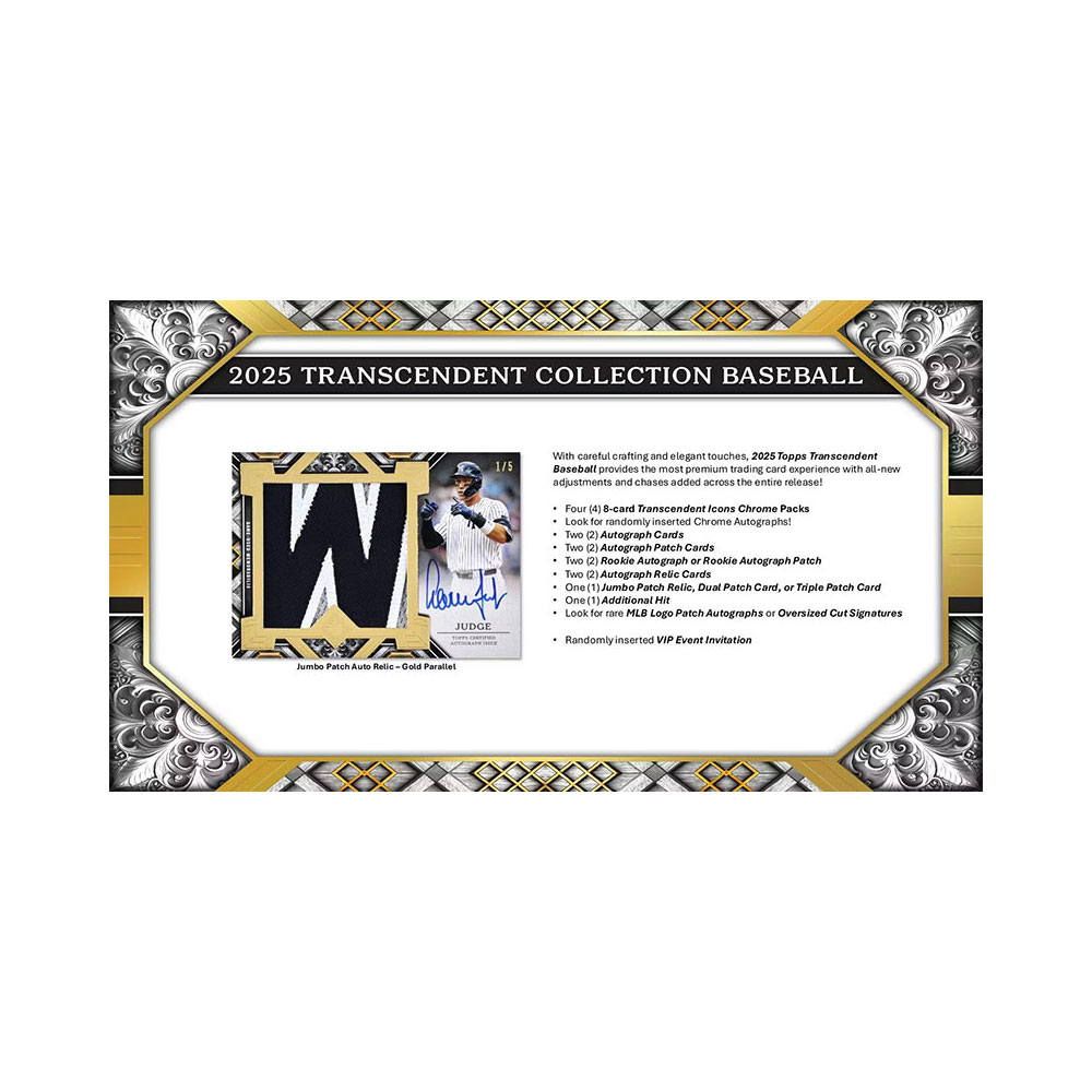 MLB 2025 Topps Transcendent Collection Baseball Hobby 4/2発売