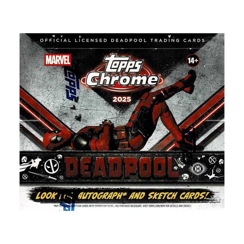 2025 Topps Chrome Marvel Deadpool Hobby Box 4/2入荷