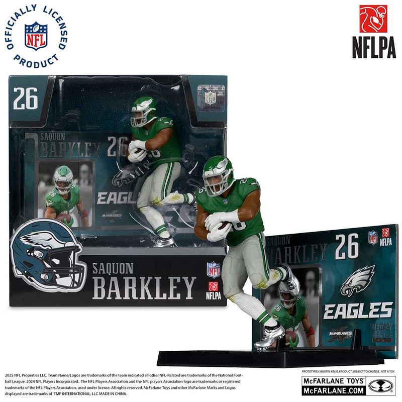 セイクワン・バークリー McFarlane NFL 2025（イーグルス/グリーン）/ Saquon Barkley 4/11入荷