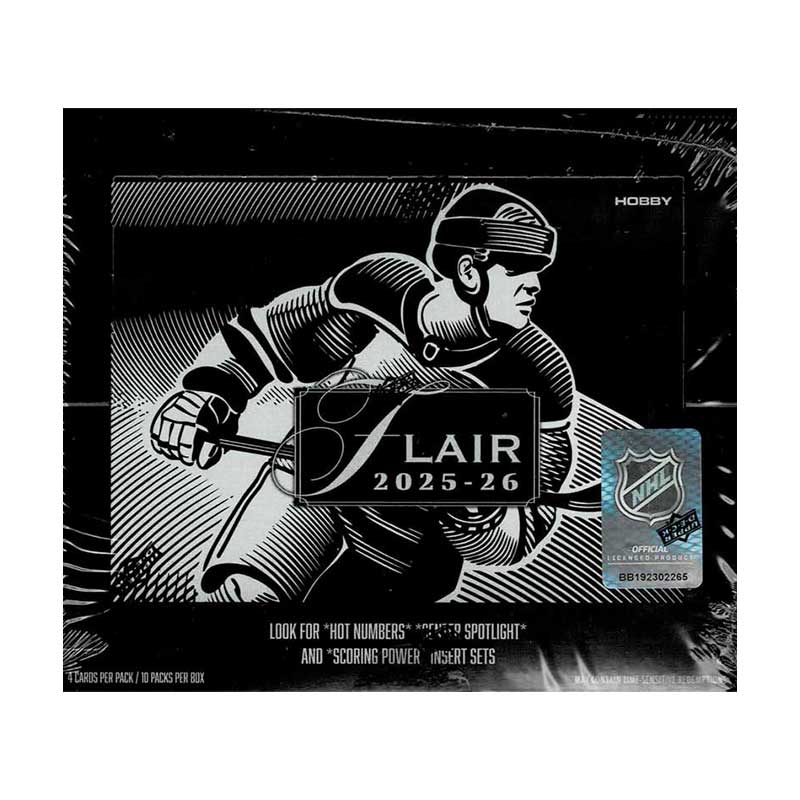 NHL 2025-26 Flair Hockey Hobby Box 4/16入荷 価格はTel. 店頭販売中
