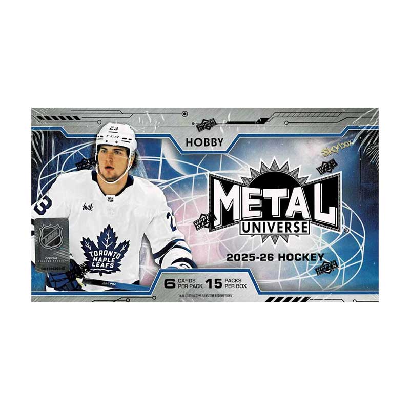 NHL 2025-26 Skybox Metal Universe Hockey Hobby Box 4/23入荷 価格はTel 店頭販売中