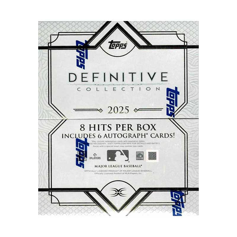 MLB 2025 Topps Definitive Collection Baseball Hobby Box 4/29発売