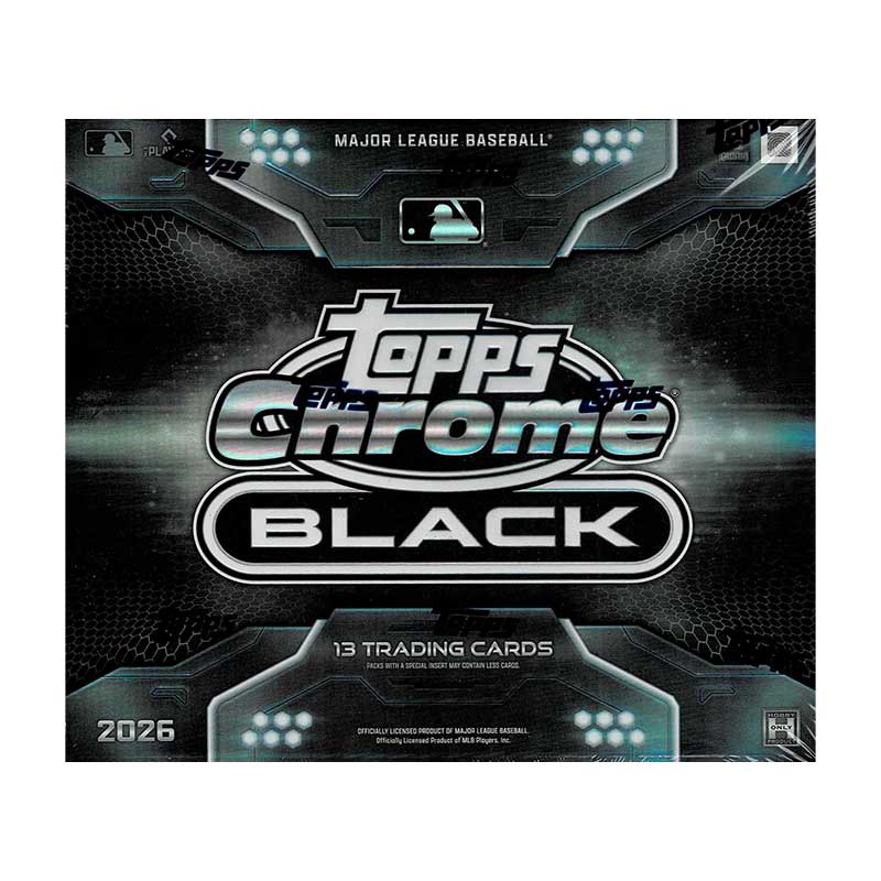 MLB 2026 Topps Chrome Black Baseball Hobby Box 4/30入荷 