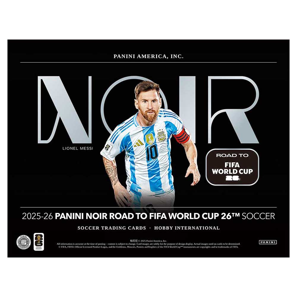 2025-26 Panini Noir Road to FIFA World Cup 2026 Soccer Hobby 