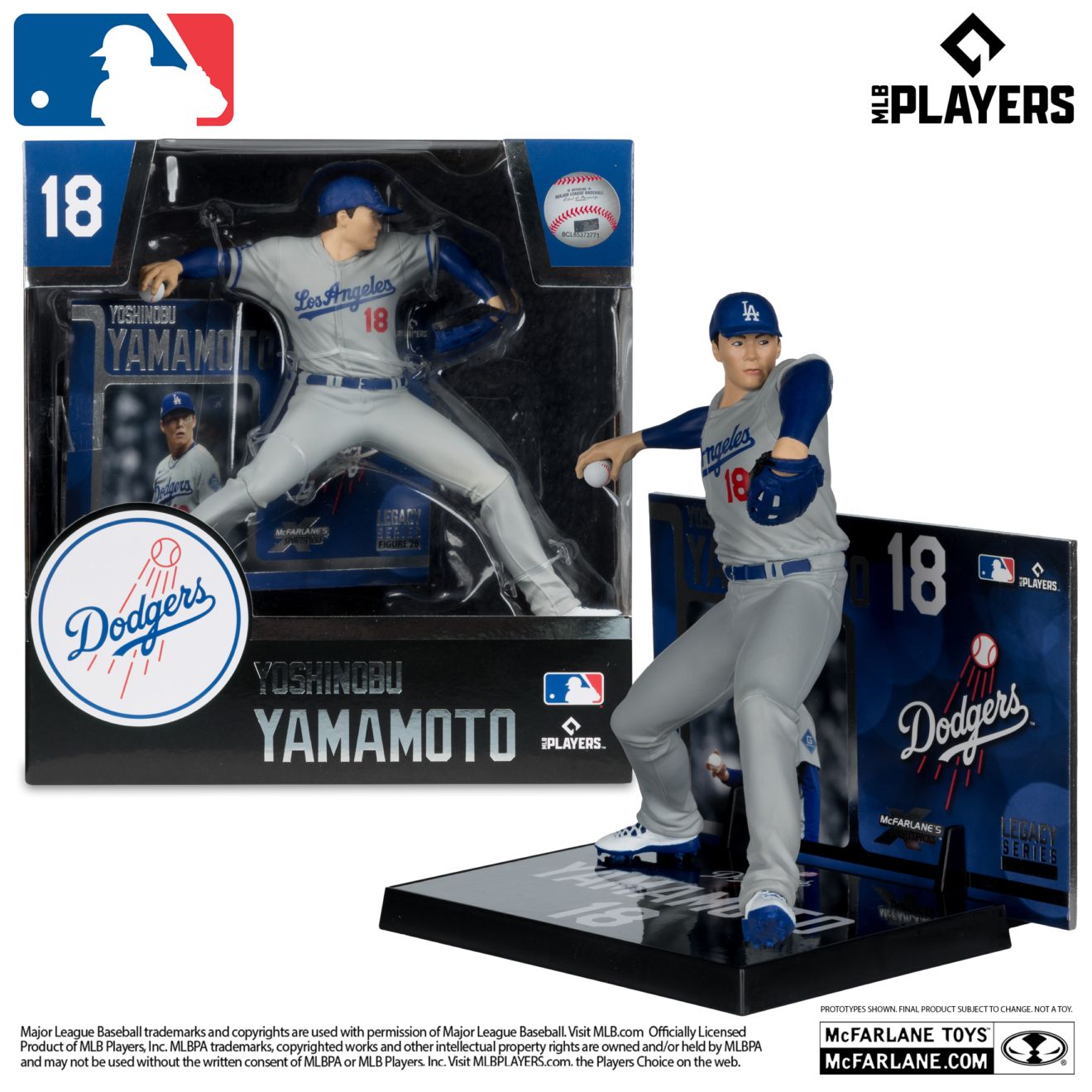 山本由伸 Mcfarlane MLB 2026 (ドジャース / グレー) / Yoshinobu 山本由伸 Mcfarlane MLB 2026 (ドジャース / グレー) / Yoshinobu