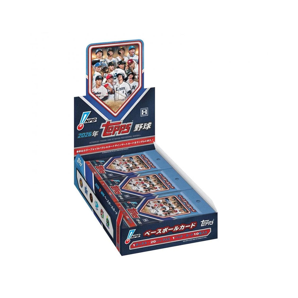 予約)2026 Topps NPB ベースボールカード Box 送料無料 6/12発売予定