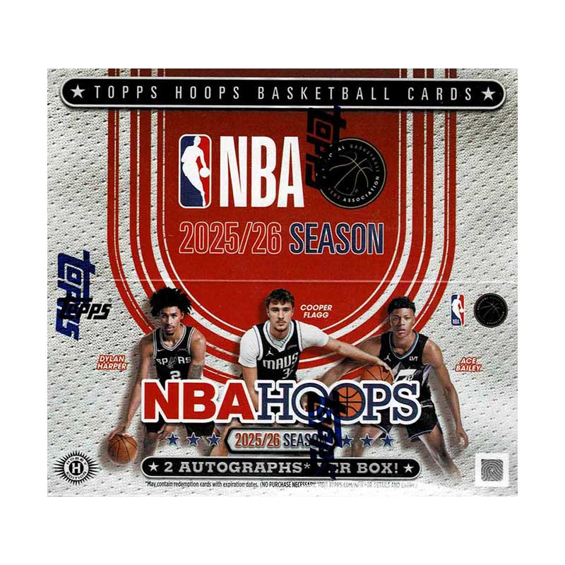 NBA 2025-26 Topps Hoops Basketball Hobby Box 5/15入荷！ 店頭販売中