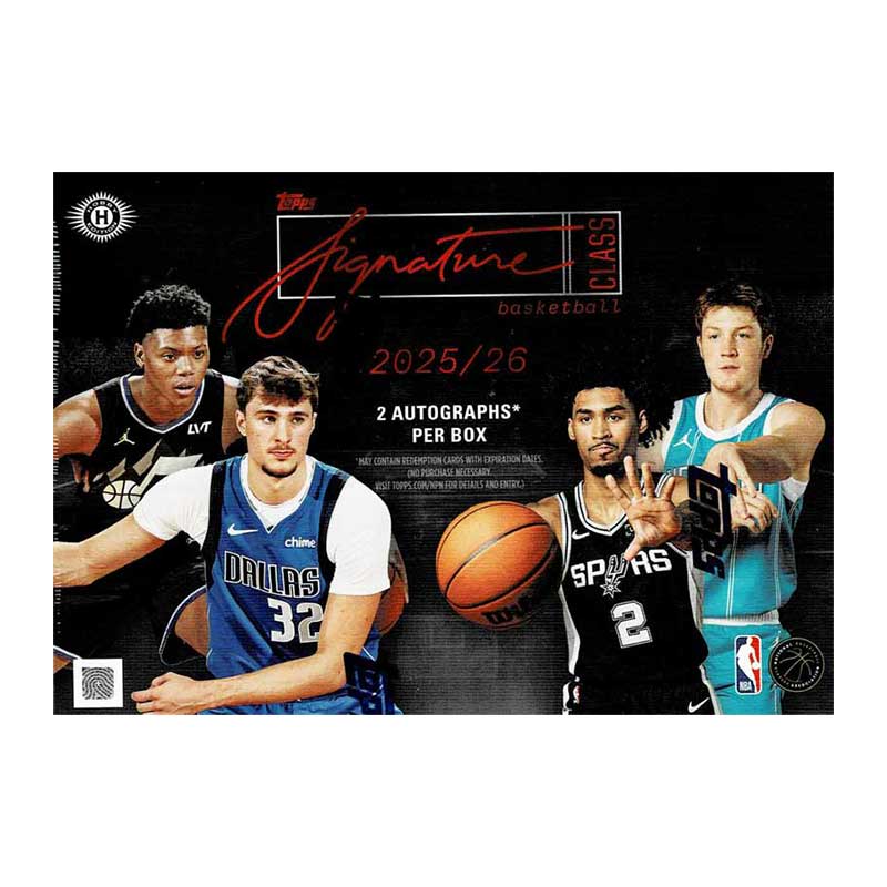 NBA トレーディングカード　106枚　⑤ NBA 2025-26 Topps Signature Class Basketball Hobby Box 5/29入荷