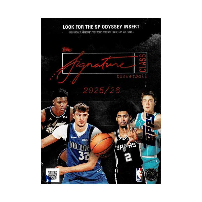 NBA 2025-26 Topps Signature Class Basketball Value Box 5/29入荷