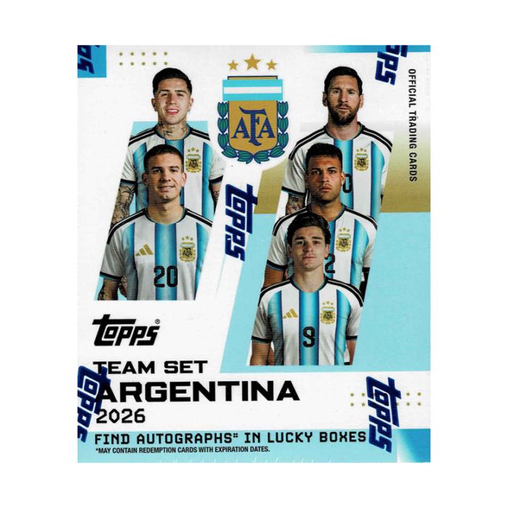 2026 Topps Argentina Team Set Soccer Hobby Box 6/12入荷 ｜カード