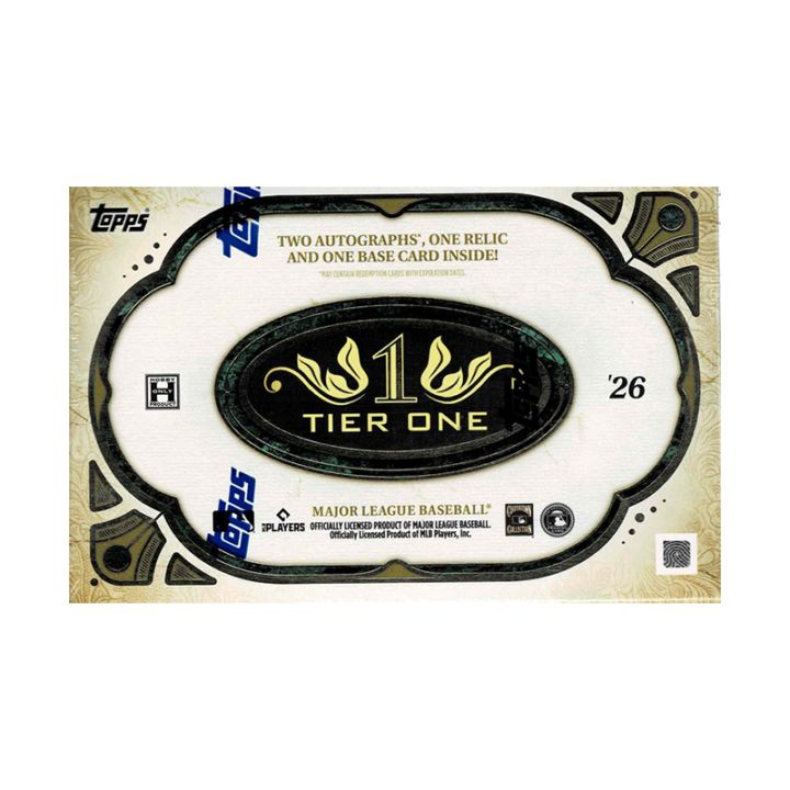 MLB 2026 Topps Tier One Baseball Hobby Box 6/25入荷！！ ｜カード