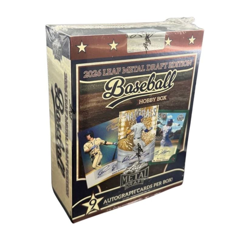 2026 Leaf Metal Draft Edition Baseball Hobby Box 7/10入荷